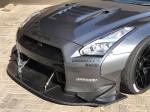 Nissan GT-R in Grey by Liberty Walk and RACE! 2017 года